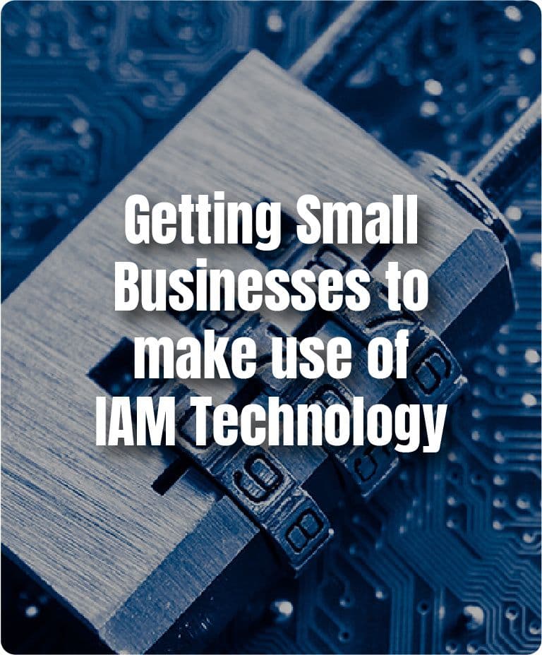 Getting Small Businesses to Make Use of IAM Technology