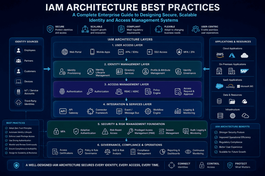 IAM Architecture Best Practices: A Complete Enterprise Guide to Designing Secure, Scalable Identity and Access Management Systems