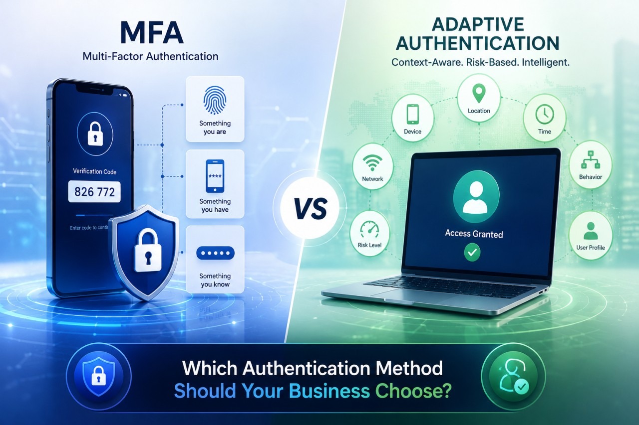 MFA vs Adaptive Authentication: Which Authentication Method Should Your Business Choose?